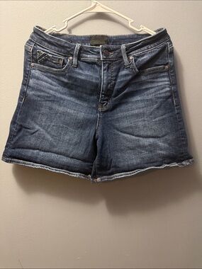 Black Classic Dark Blue Denim Women’s Shorts